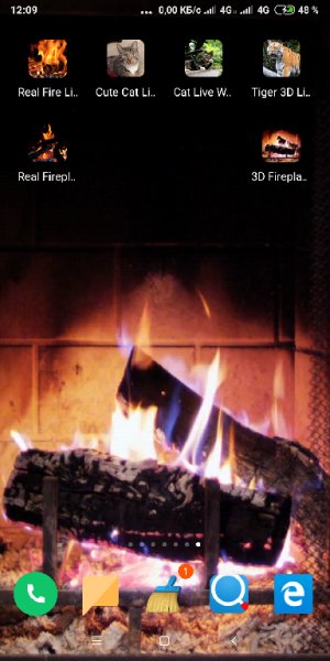 3D Fireplace Live Wallpaper V 1.0(No Ads)