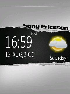 Sony Ericsson Clock