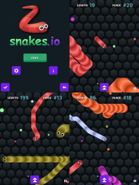 Snake io 320x240
