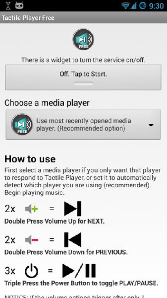 Tactile Player 3.0