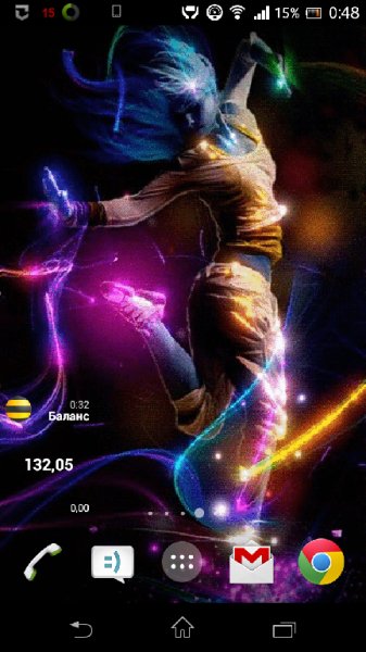 Neon Girl Dance Live Wallpaper 1.0