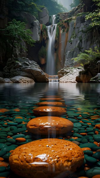 Waterfall-super-clean-water-landscape-180725