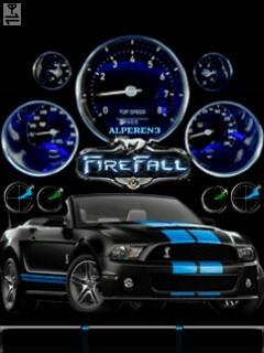 Mustang car спидометр тахометр анимация