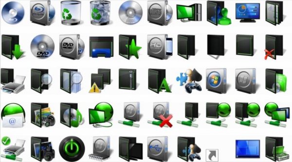 7tsp Mr.Grims Glass Green Folder Icons Pack v0.1