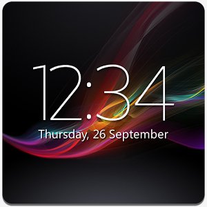 Цифровые часы Xperia 4.0.5.178