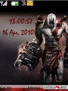 Mobik.RU god of war with clock