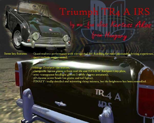Triumph TR4 A IRS