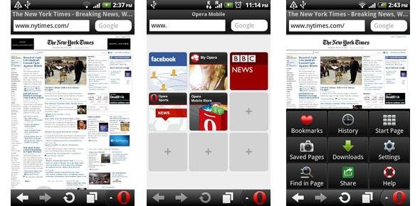 Opera Mini 6.1