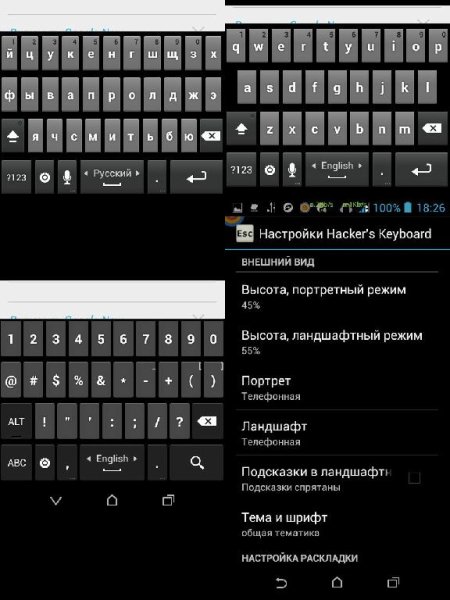 Hackers Клавиатура MOD