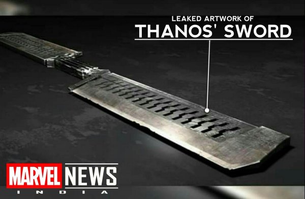 Avengers 4-Мстители-концепт-арт-меч-Thanos-Танос