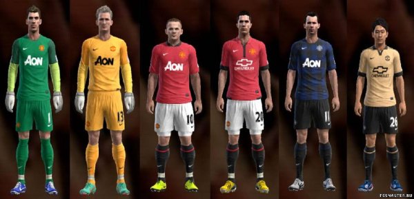 Manchester United 13-14 Kit Set by Ramz