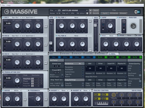 Massive manual rus