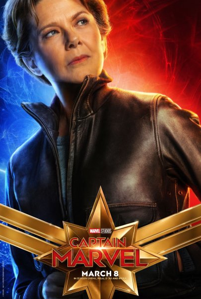 Captain Marvel-Капитан-постер-annette-bening