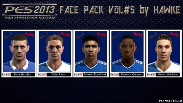 Pes 2013 Face Pack vol 5 by Hawke