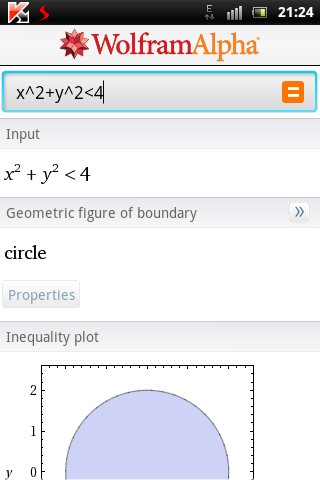 wolfram alpha Pro Android