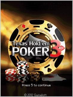 Texas Holdem Poker 3 240x320 K800i