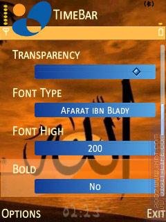 Time bar