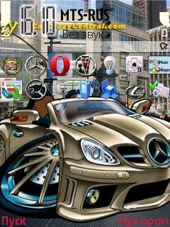 Gold Mercedes