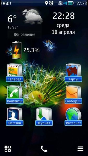 Dandelion Dark HD belle by Art Factory H