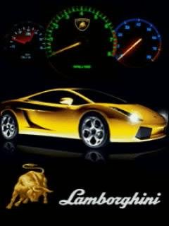 Lamborghini car спидометр тахометр