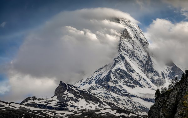 Mountains-snow-clouds-nature-sky-matterhorn