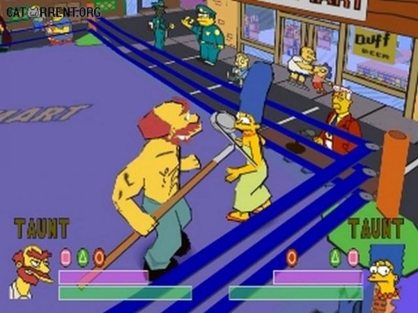 The Simpsons Wrestling