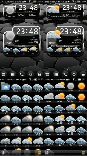 Mod Icons Weather WeatherClock v.40 By Vitan04
