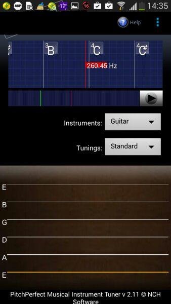 PitchPerfect Guitar Tuner Free 2.11