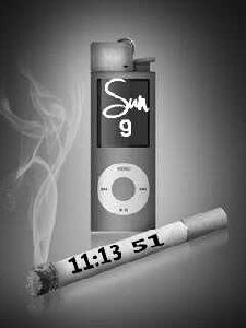 Cagarette 002 Clock
