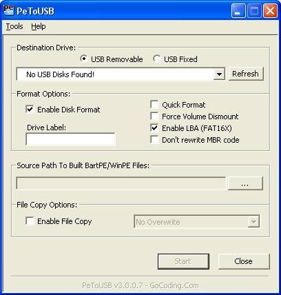 Windows XP USB prep 2012