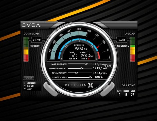 EVGA Precision X for xwidget