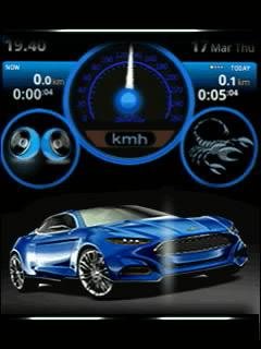 Супер тачка zenvo спидометр