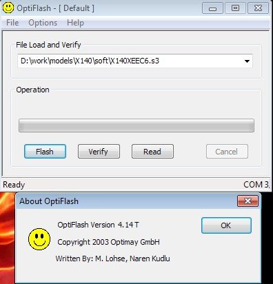 OptiFlash v4.14 T (Pass 5555) (Sam X140)