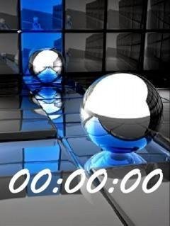 abstract balls clock