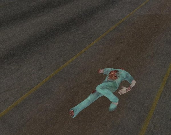 Мертвое тело из Resident Evil Operation