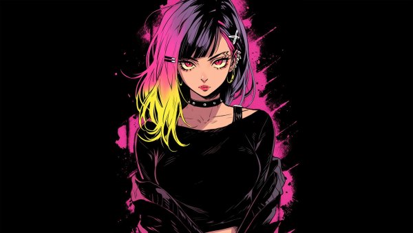 Punked Anime Girl