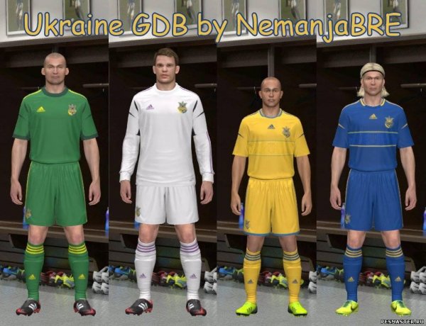 Ukraine Kits PES 2014 by NemanjaBRE