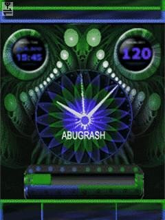 Neon clock speed часы анимация
