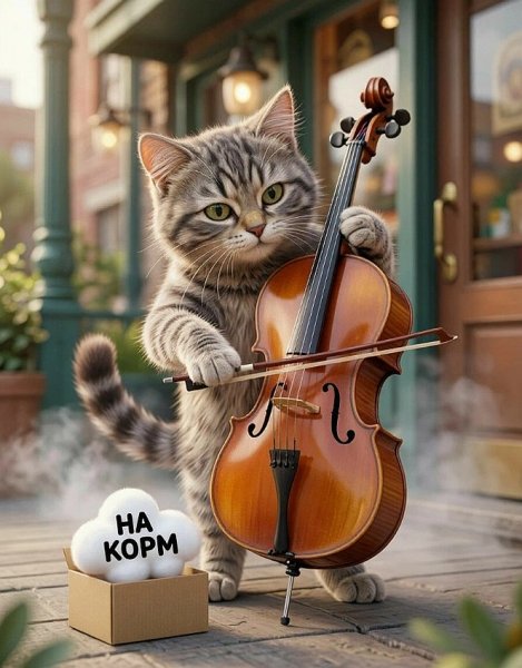 На корм подайте