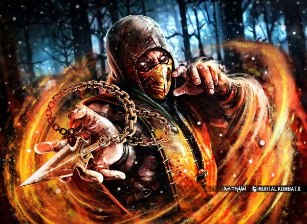 scorpion mortal kombat x by sadecekaan-d