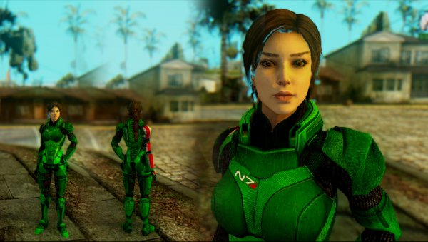 Lara Croft Mass Effect