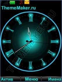 Neon clock 6th