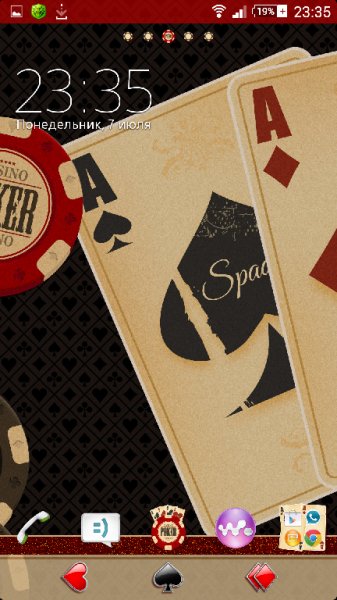 Poker-xperia theme