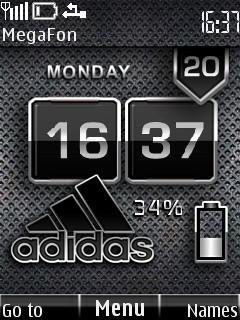 X2 Adidas Still Clock and Battery