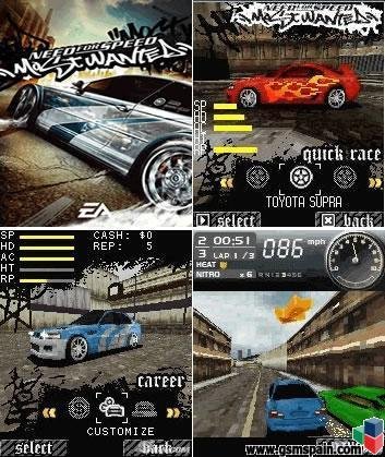 3D NFS Most Wanted SE 240x320