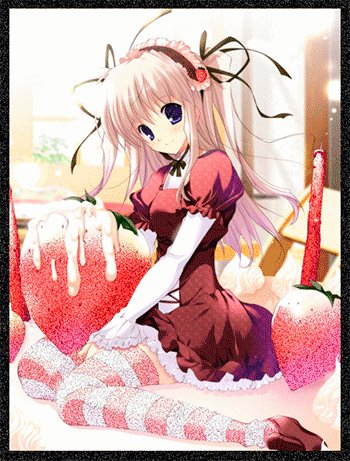 99px ru animacii 917 devushka anime s klubnikoj