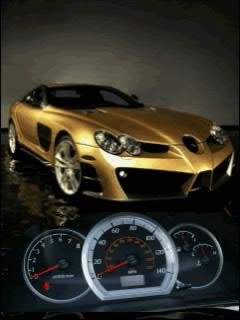 Car мерседес slr спидометр