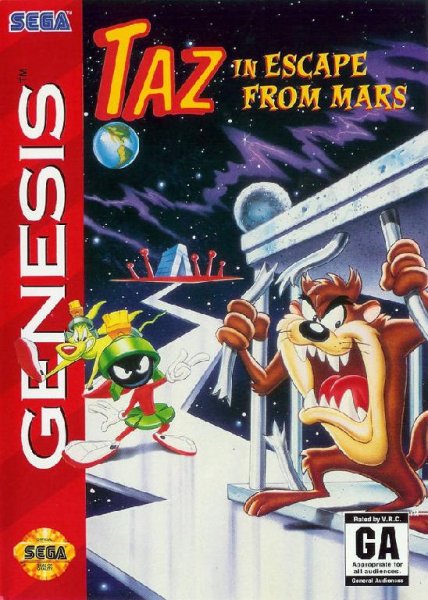 Escape From Mars Starring Taz [Rus].(sega)