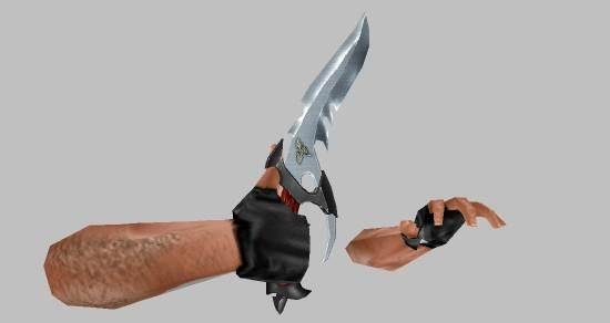 v knife