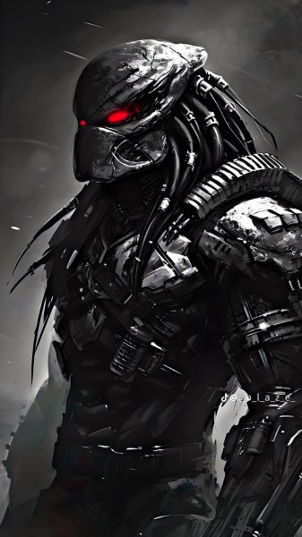 Predator-warrior-black-and-red